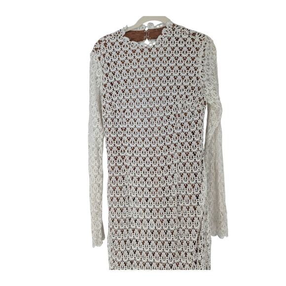 Daughters of Simone Hollis Lace Wedding Gown XL Open Back Boho Bridal - Picture 3 of 7